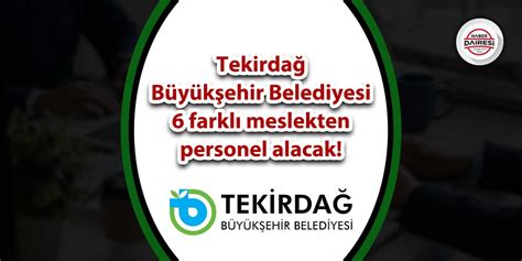 Tekirdağ büyükşehir belediyesi personel anonim şirketi